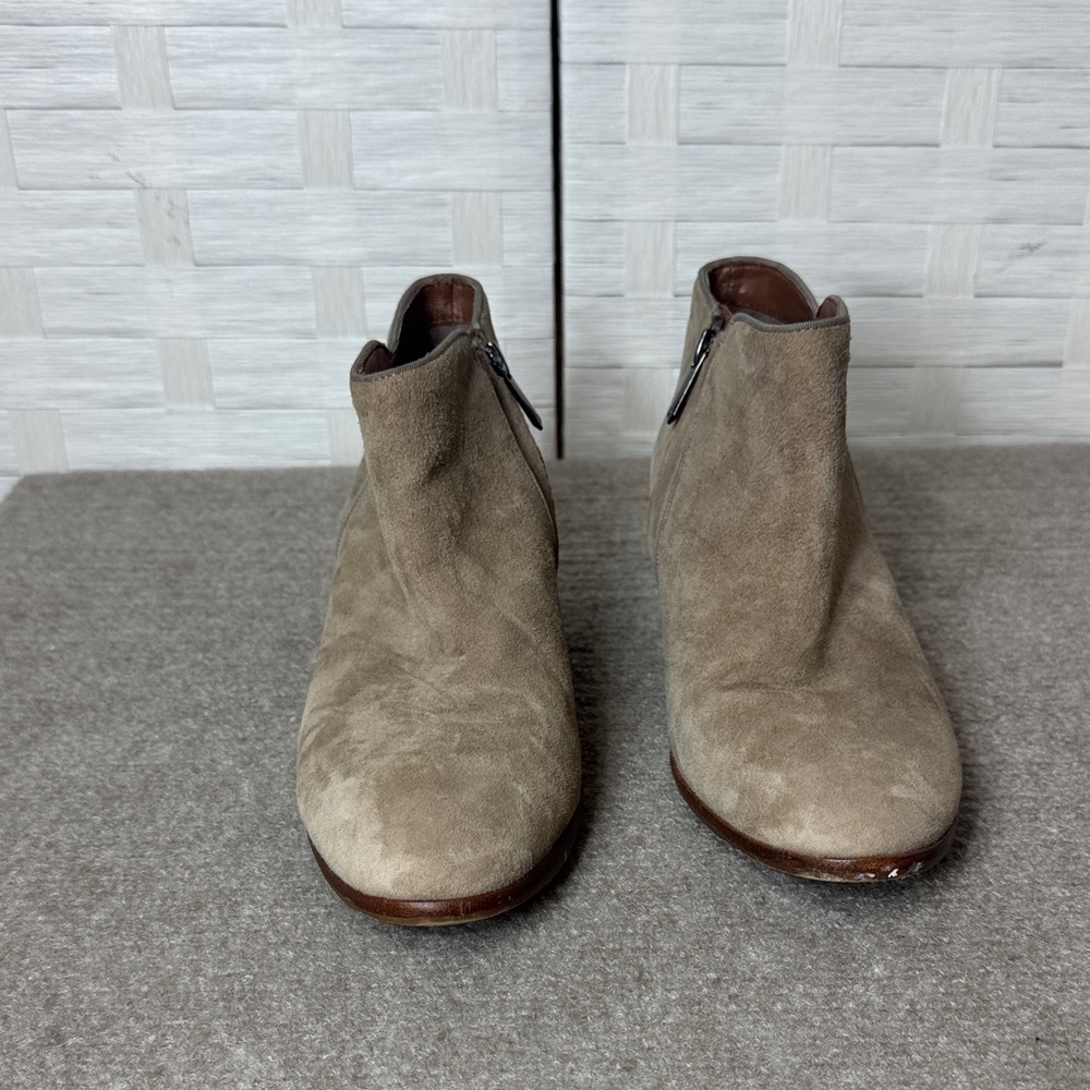 Sam Edelman Petty Ankle Boots Size 8.5 Suede‎ Leather Booties Everyday Wear - Picture 2 of 11